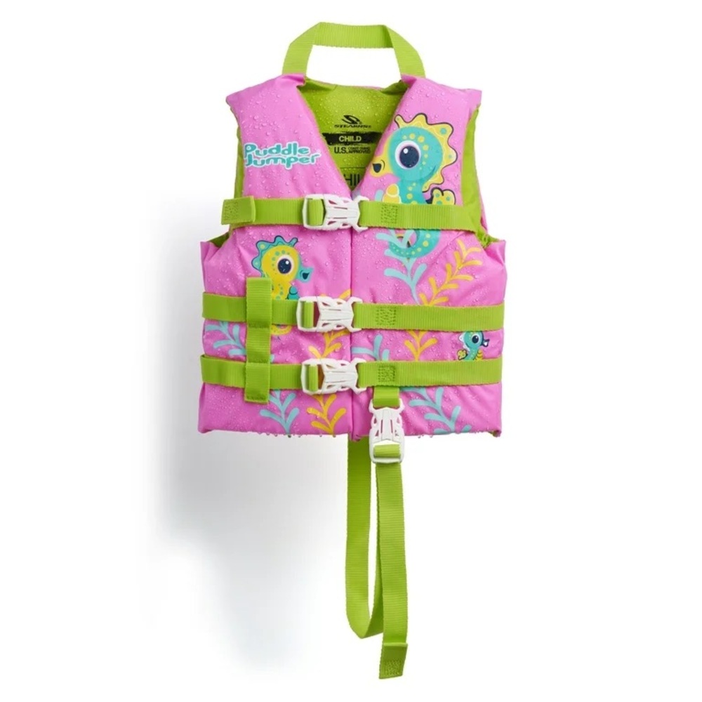 Puddle Jumper Child Swim Life Vest Jacket Sea Horse (30-50 lbs)